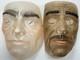 Masques De Halloween Transparents Clairs Topstone Industries Des Années 1950 Paire Hommes Rares