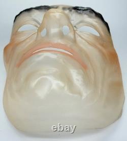 Masques de Halloween transparents clairs Topstone Industries des années 1950 PAIRE Hommes RARES