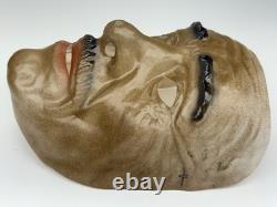 Masques de Halloween transparents clairs Topstone Industries des années 1950 PAIRE Hommes RARES