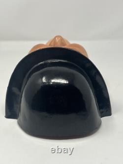 Masques en plastique vintage rares de Laurel et Hardy par Bayshore fabriqués en France Halloween