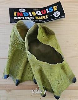 NOS VINTAGE 1986 Rare Créature Indisquise du Lagon Noir Costume de Lézard Pieds