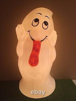 Nouveau Rare Vintage 32 Halloween Trick Character Ghost Lighted Blow Mold Décor