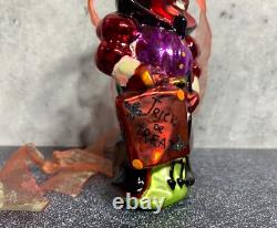 Ornement d'Halloween Vintage Christopher Radko Diable Rouge Trick or Treat RARE