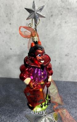 Ornement d'Halloween Vintage Christopher Radko Diable Rouge Trick or Treat RARE