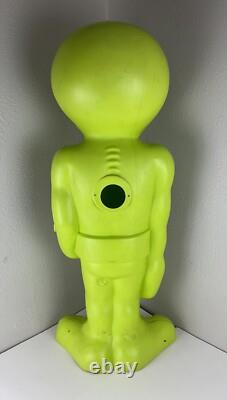 Pistolet à rayons de l'Empire extraterrestre apocalyptique vert vintage en moule soufflé 36 rare Halloween