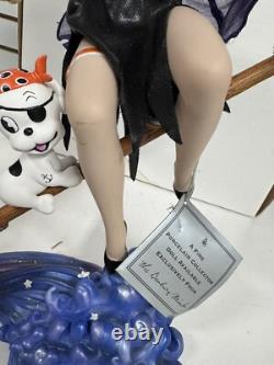 Poupée de collection en porcelaine Halloween Envoûtante Danbury Mint Vintage, boîte d'origine BLHN