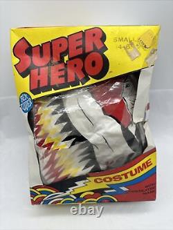 RARE Costume d'Halloween Vintage Lung Fu Caine Super Hero des années 1970 Taille Petite (4-6)