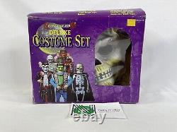 RARE ! Costume de luxe d'Halloween Créatures effrayantes 1994 squelette.