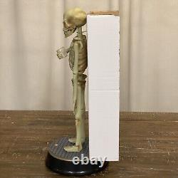 RARE GEMMY Squelette parlant et chantant animé illuminé Vtg Halloween Decor 19