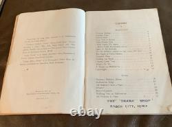 RARE Livre Halloween Frolics de 1927 par Gladys Lloyd Eldridge Entertainment(132ia)