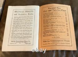 RARE Livre Halloween Frolics de 1927 par Gladys Lloyd Eldridge Entertainment(132ia)