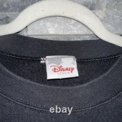 RARE Sweatshirt Vintage Disney Col Rond Winnie L'Ourson Eeyore Halloween Taille 3X