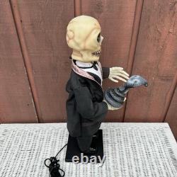 RARE Télémétrie Vintage 1988 Squelette Avec Serpent Cobra Lumière Animée