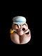 Rare Vintage 2001 Masque Popeye Le Marin En Latex Pour Halloween