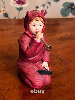 RARE Vintage Bethany Lowe Halloween Trick Or Treat Diable Enfant