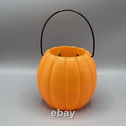 RARE Vintage LISA FRANK Halloween Seau Citrouille Jack-O-Lantern ORANGE