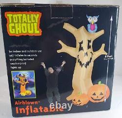 RARE Vintage Totally Ghoul Airblown Inflatable 8ft Tree with Pumpkins Halloween	<br/>RARE Vintage Totally Ghoul Airblown Inflatable 8ft Arbre avec citrouilles Halloween