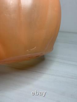 RARE Vtg années 1960 TOPSTONE Halloween GHOUL Jack-O-Lantern Moule à souffler JOL Seau à bonbons