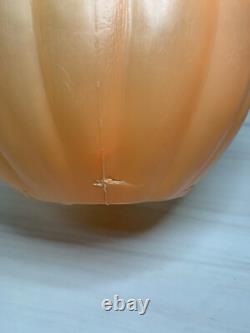 RARE Vtg années 1960 TOPSTONE Halloween GHOUL Jack-O-Lantern Moule à souffler JOL Seau à bonbons