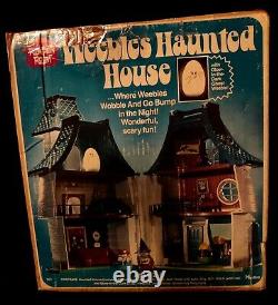 Rare 1976 Vintage Weebles Haunted House Complete Withbox Witch Ghost Halloween Euc
