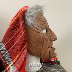 Rare 1982 Vintage Be Something Studios Masque Old Woman / Witch Halloween