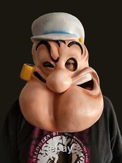 Rare 2001 Vintage Popeye Le Masque De Sailor. Comme Neuf