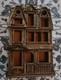 Rare Cadre Mural En Ombre De Maison Gothique Victorienne Vintage Syroco