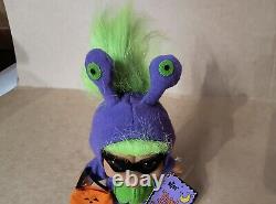 Rare Nouveau Vintage Russ Halloween Purple Alien Troll 5 Purple People Eater Avec Étiquettes