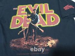 Rare The Evil Dead T-shirt Horror Halloween Sam Raimi Film Bruce Campbell XL