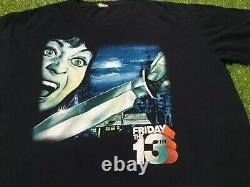 Rare Vendredi Le 13ème T-shirt, Film D'horreur T-shirt, Halloween Nightmare XL