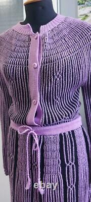 Rare Vêtement Vintage Rétro Antique Armoire Halloween Kyiv Dames Costume 1970-1980 Blou
