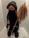 Rare Vintage 1995 Annalee Mobilitee Doll Halloween Witch 30 Xl Large Withtags