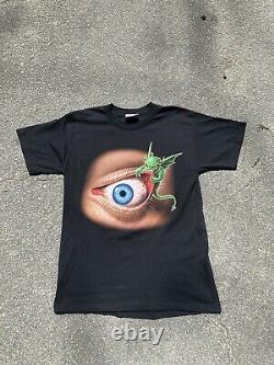 Rare Vintage 1997 Halloween Horror Nights Eye Grabber T-shirt Faded 90s
