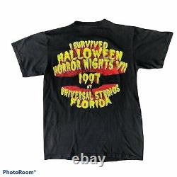 Rare Vintage 1997 Halloween Horror Nights Universal Studios Florida Shirt Large