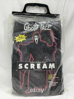 Rare Vintage 1997 Scream Masque Visage Fantôme Déguisement Halloween Stalker Film Effrayant