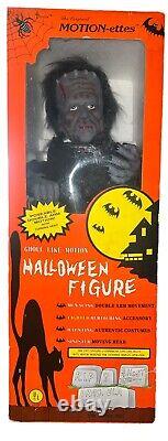 Rare Vintage 24 Telco Motion-ettes Figure Halloween Frankenstein Monster Testé