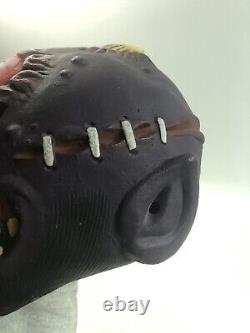 Rare Vintage 80's Madballs Horn Head Masque D'halloween En Caoutchouc! Tcfc / Amtoy Horror