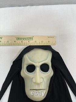Rare Vintage 90's Fantastic Faces Ghoul Mask Pâques Illimité Cotton Hood Glows