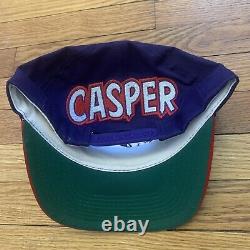 Rare Vintage 90s Casper Friendly Ghost American Needle Toon Blockhead Snapback