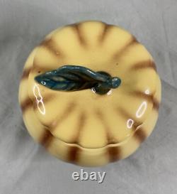 Rare Vintage ABINGDON USA 674 Citrouille Jack-O-Lantern Pot à biscuits EXCELLENT
