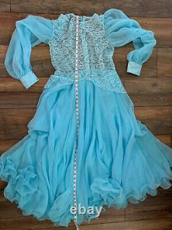 Rare Vintage Cinderella Fée Halloween Déguisement Adulte Balle Robe Taille L / XL