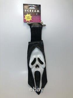 Rare Vintage Écréam Movie Ghostface Mask Tie Pâques Illimité Halloween! Horreur