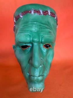 Rare Vintage Frankenstein Masque D'halloween Fabriqué En Chine