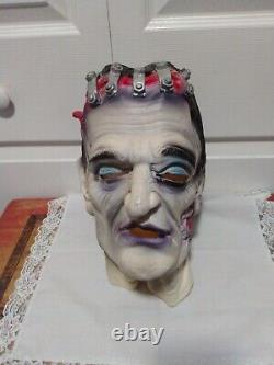 Rare Vintage Frankenstein Masque Monster Fabriqué En Allemagne Vis Scarey Dead Look