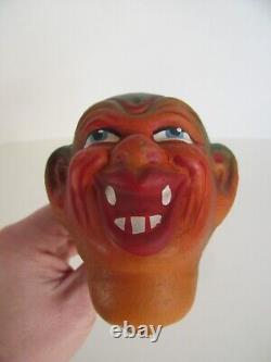 Rare Vintage Halloween German Paper Mache Horn Noisemaker, Goblin / Vampire
		<br/>	 


<br/>	 
	Translation: Rare Vintage Halloween Allemand Papier Mache Corne Noisemaker, Goblin / Vampire