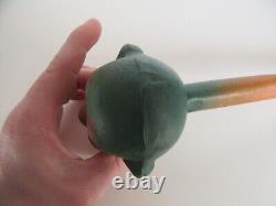 Rare Vintage Halloween German Paper Mache Horn Noisemaker, Goblin / Vampire<br/> 	<br/> 	Translation: Rare Vintage Halloween Allemand Papier Mache Corne Noisemaker, Goblin / Vampire