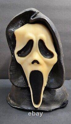 Rare Vintage Halloween Pâques Fun World Scream Ghostface Latex Bust Head