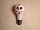 Rare Vintage Halloween Soufflage Lumineux Hp Ampoule 2 Faces Squelette / Citrouille - Fonctionne