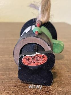 Rare Vintage Halloween Wooden Witch Pride Créations Popsie-japon-art Figurine Doll