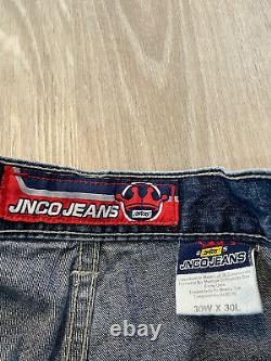 Rare Vintage Jnco Jeans Tiki Head With Skulls And Snakes 30x30